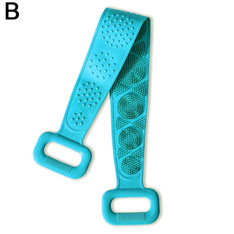 Powerful back scrubber, long strip, silicone back scrubber for removing dead skin, suitable for both men and women.
